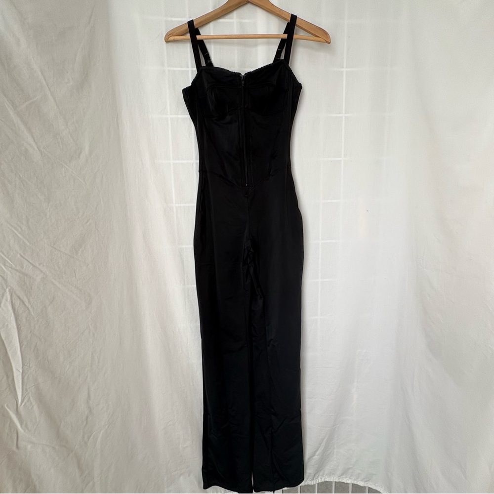 NWT SKIMS Glam Catsuit onyx black small - Picture 3 of 16